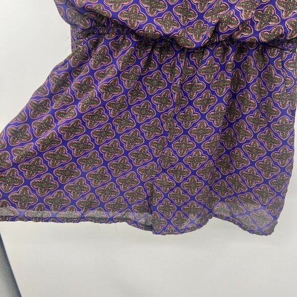 Lucca Couture Medallion Paisley Long Sleeve Chic Romper US Women's XS - Picture 4 of 6